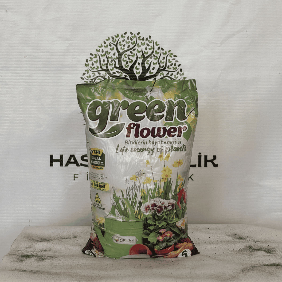 Green Flower Organik Bitki Toprağı-Torf 5 Lt